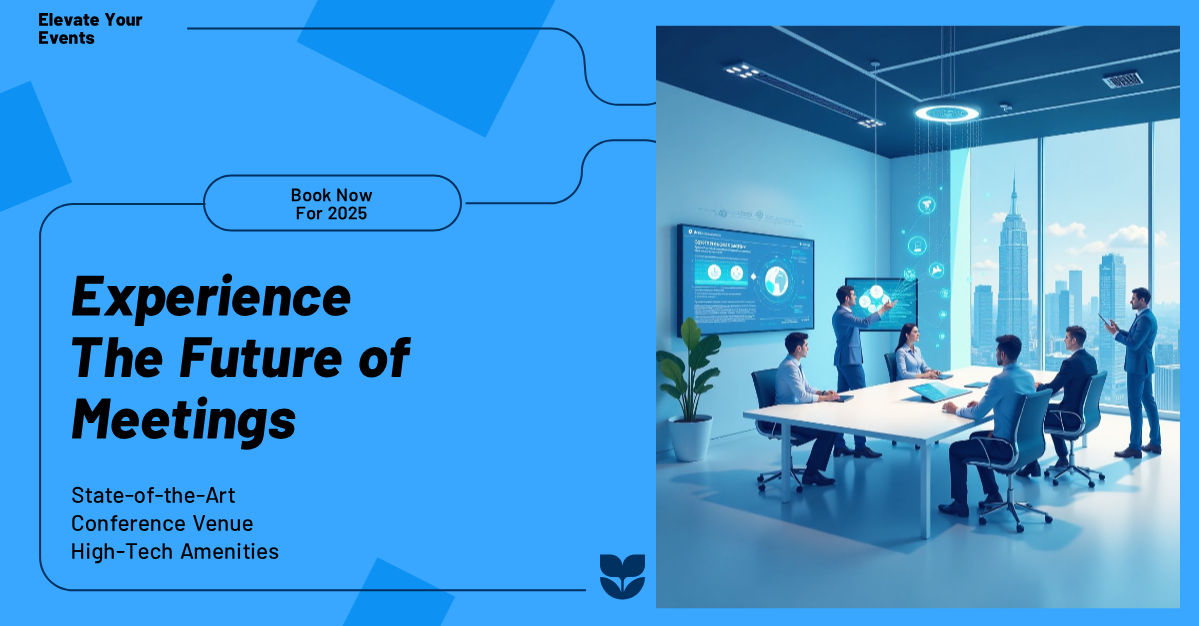 High-tech Conference Venue LinkedIn Single Image Ad Template - AI ...