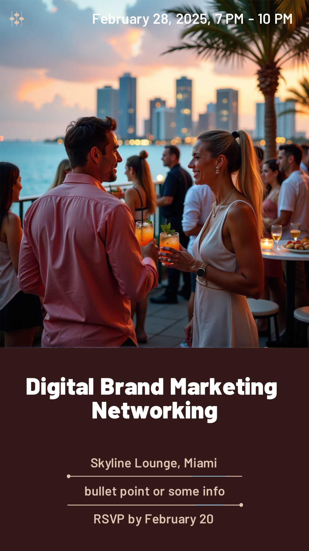 Get creative! Design your perfect Digital Brand Marketing 2025 Networking Poster!