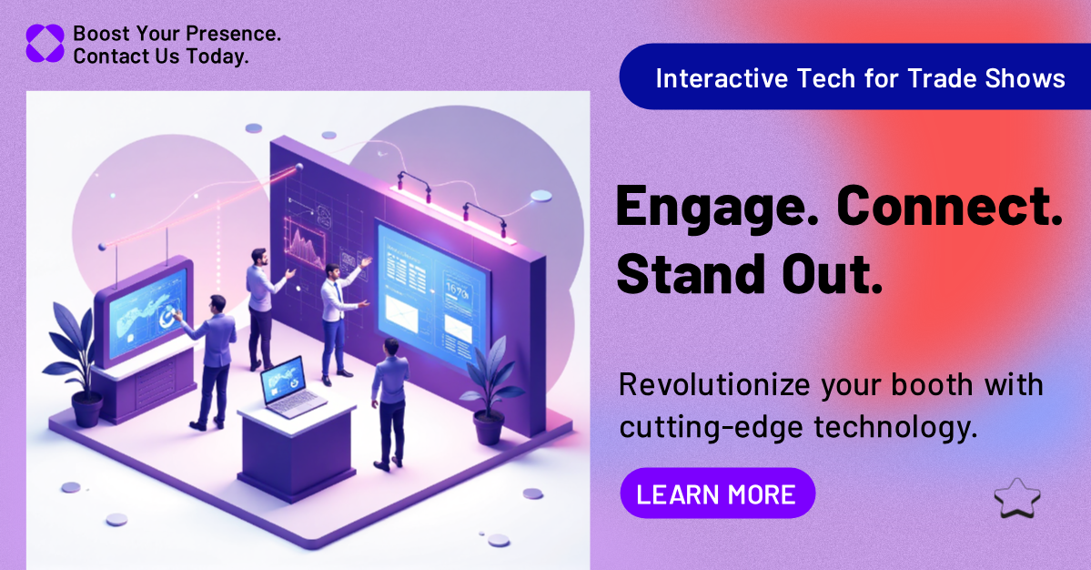 Interactive Trade Show Booth LinkedIn Single Image Ad Template - AI ...