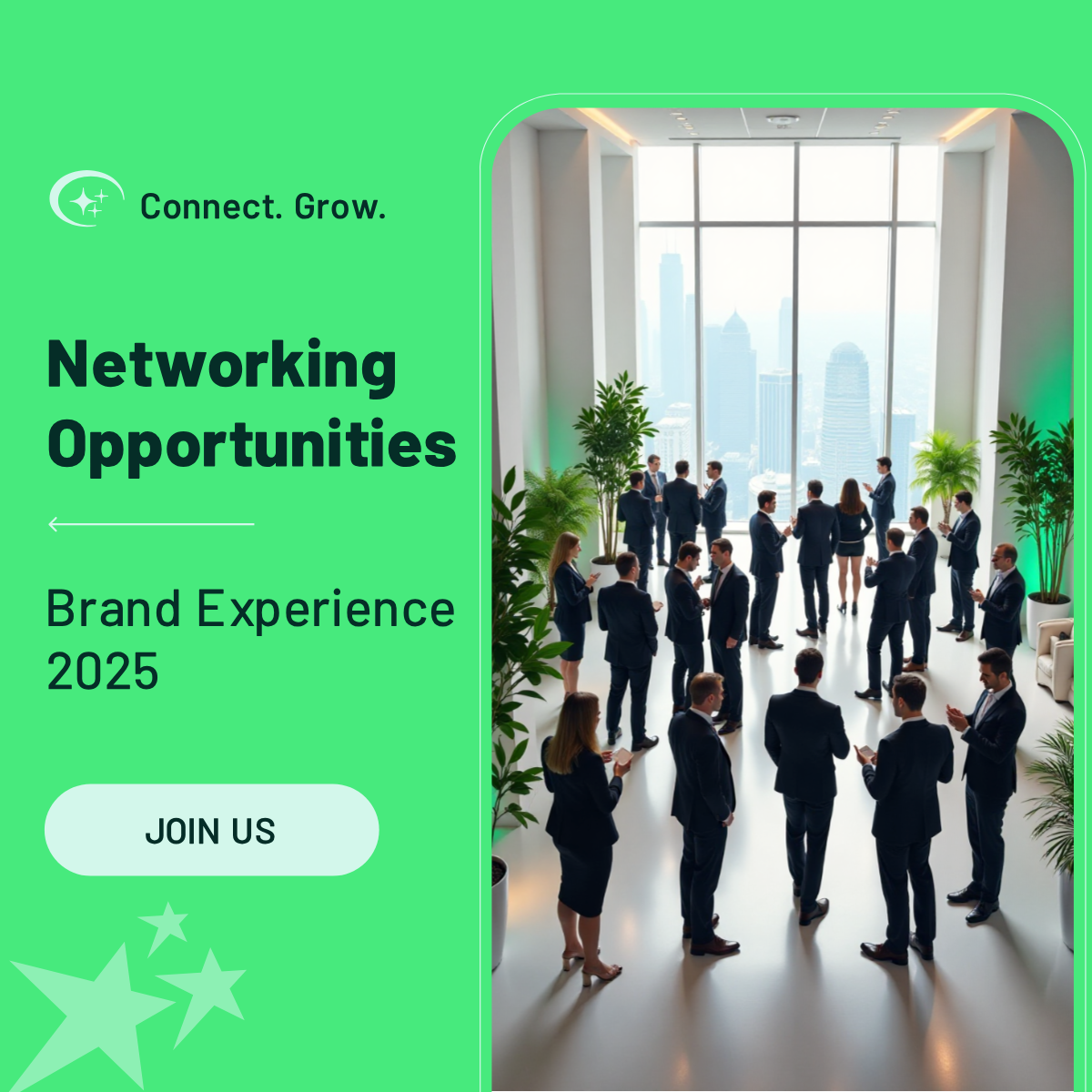 Brand Experience 2025 Networking LinkedIn Post Template - AI Designs by ...