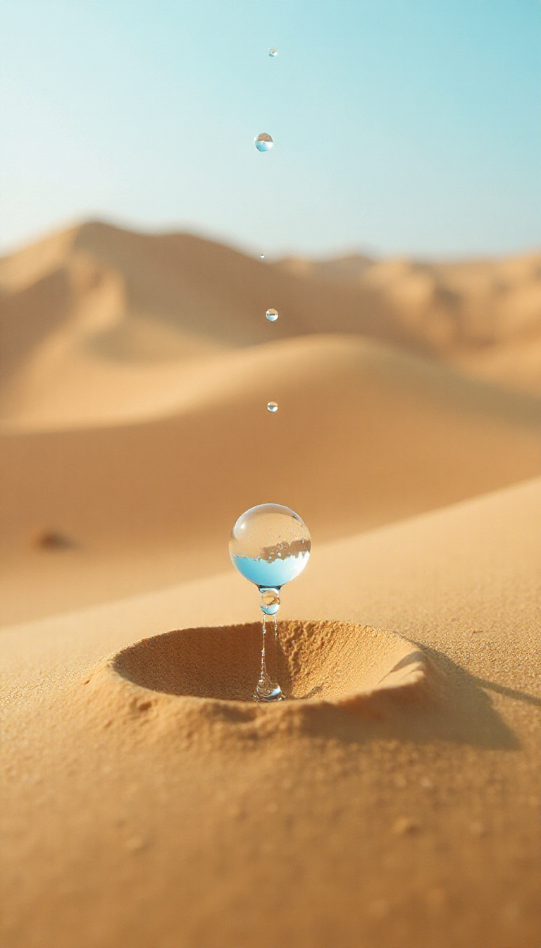 Get creative! Make your desired Symbolic Water Crisis Scarcity Art by typing a simple description!