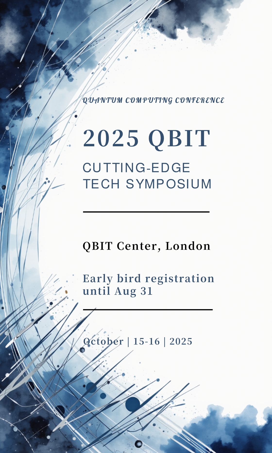 Quantum Computing Upcoming Technology Exhibitions Invitation Template ...