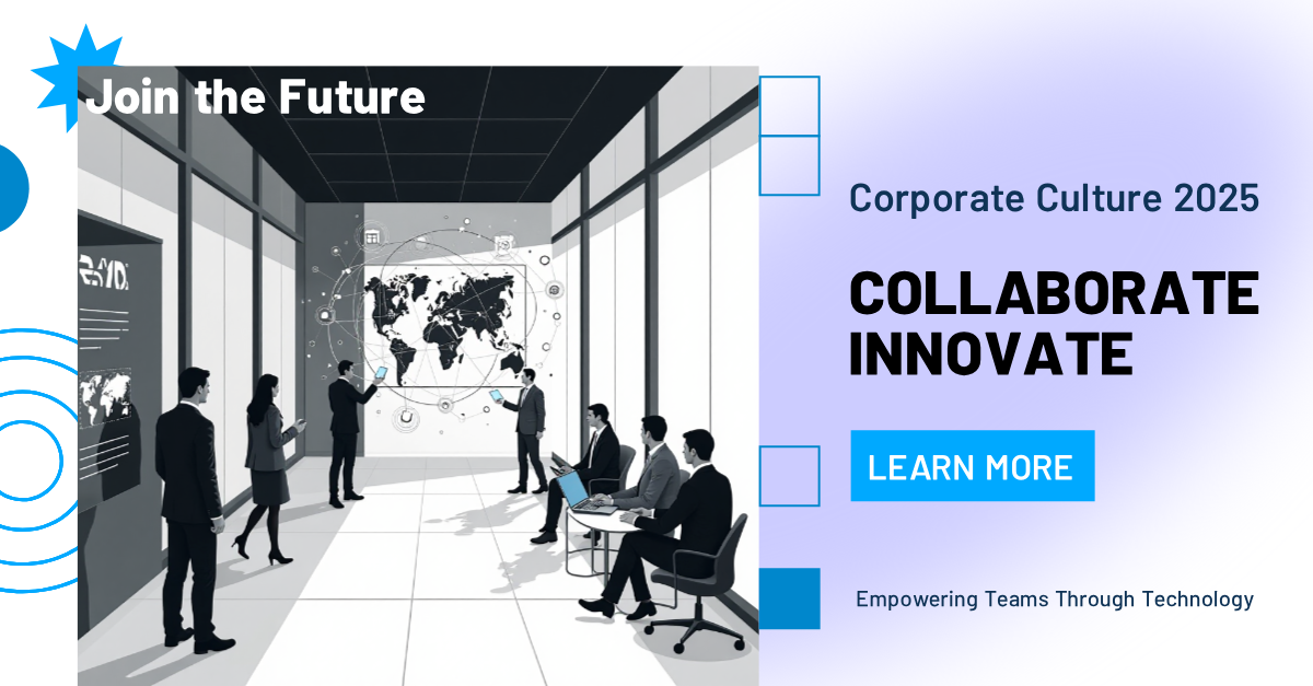 Collaborative Corporate Culture 2025 LinkedIn Single Image Ad Template ...