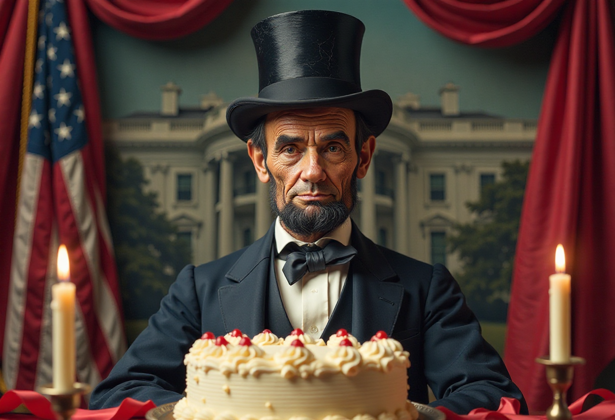 Unleash your creativity! Generate a unique President Abraham Lincoln Birthday Celebration Image now with MolyPix.AI!