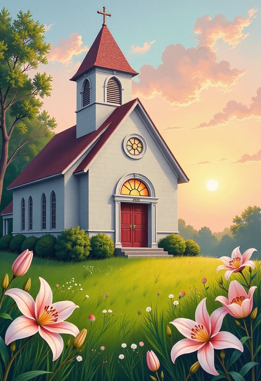 Easter Sunday 2025 Date Church Painting
