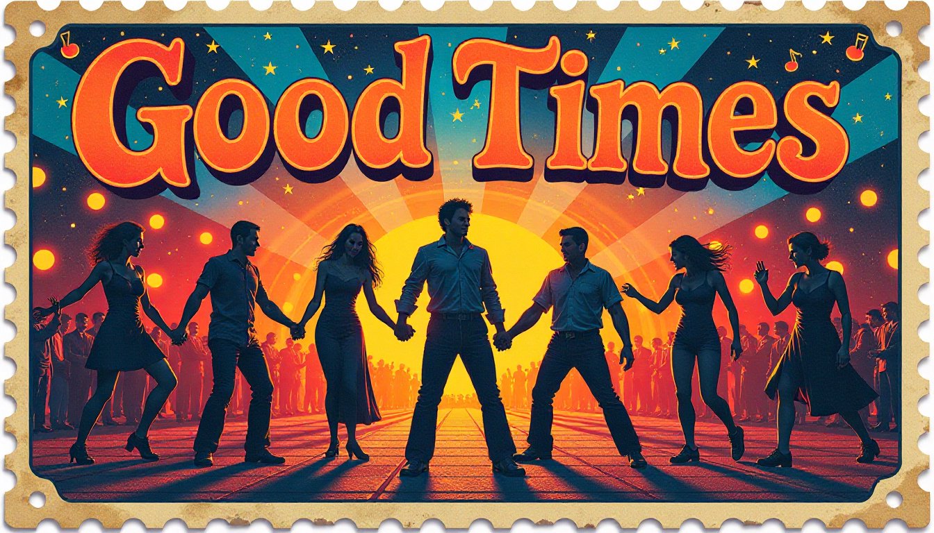 Retro Good Time Retro Concert Good Times Poster Image Template - AI Designs by MolyPix.AI
