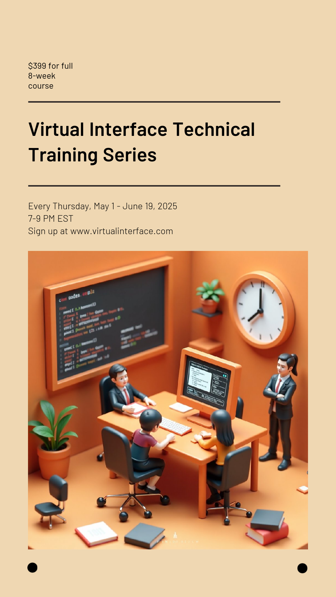 Unleash Your Creativity! Design your own Virtual Interface Technical Training Series Poster now!