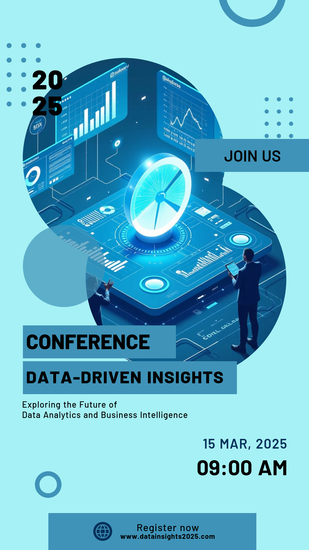 Make an Data-driven Insights 2025 Conference Poster that showcases your style - it's that simple!