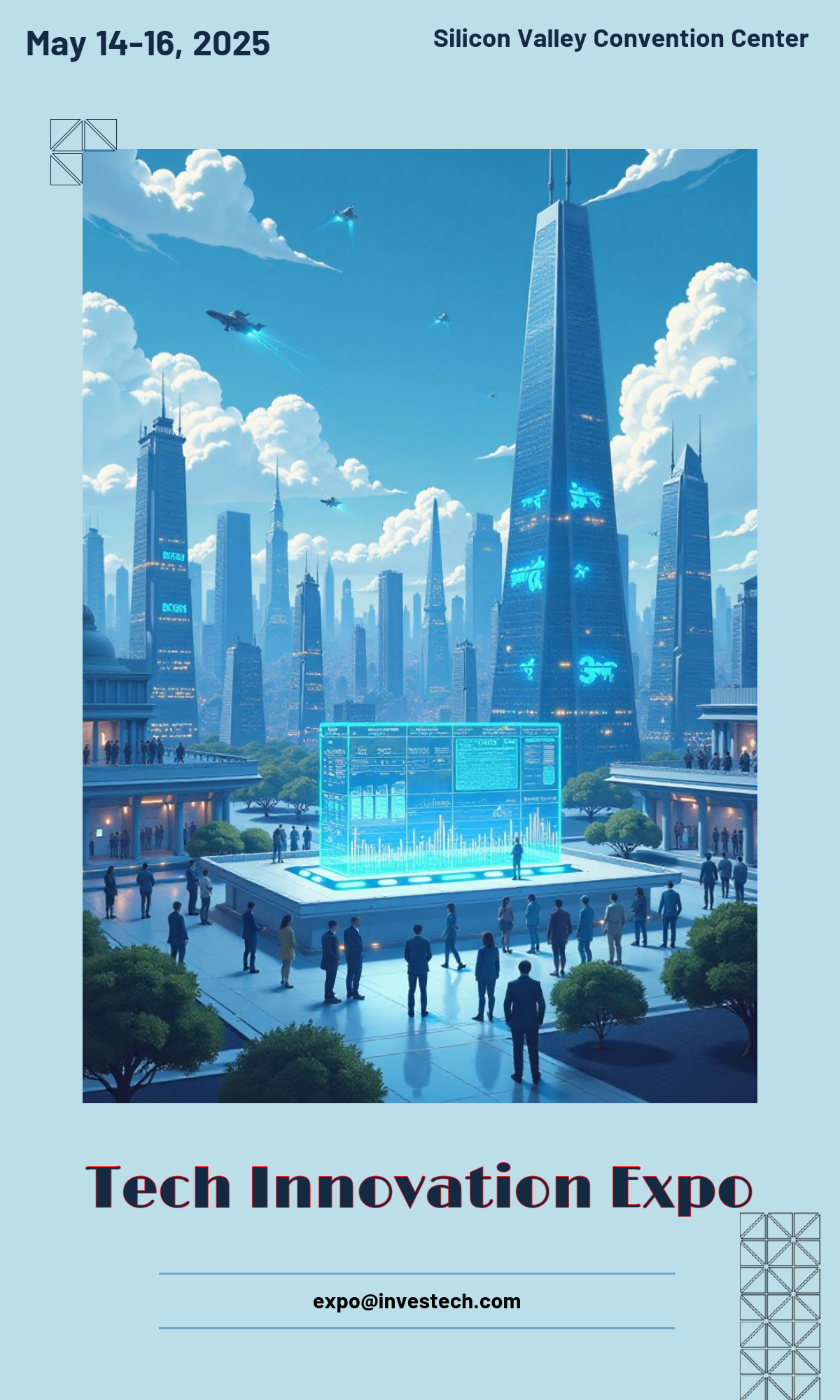 Institutional Investors Tech Innovation Poster Template - AI Designs by ...