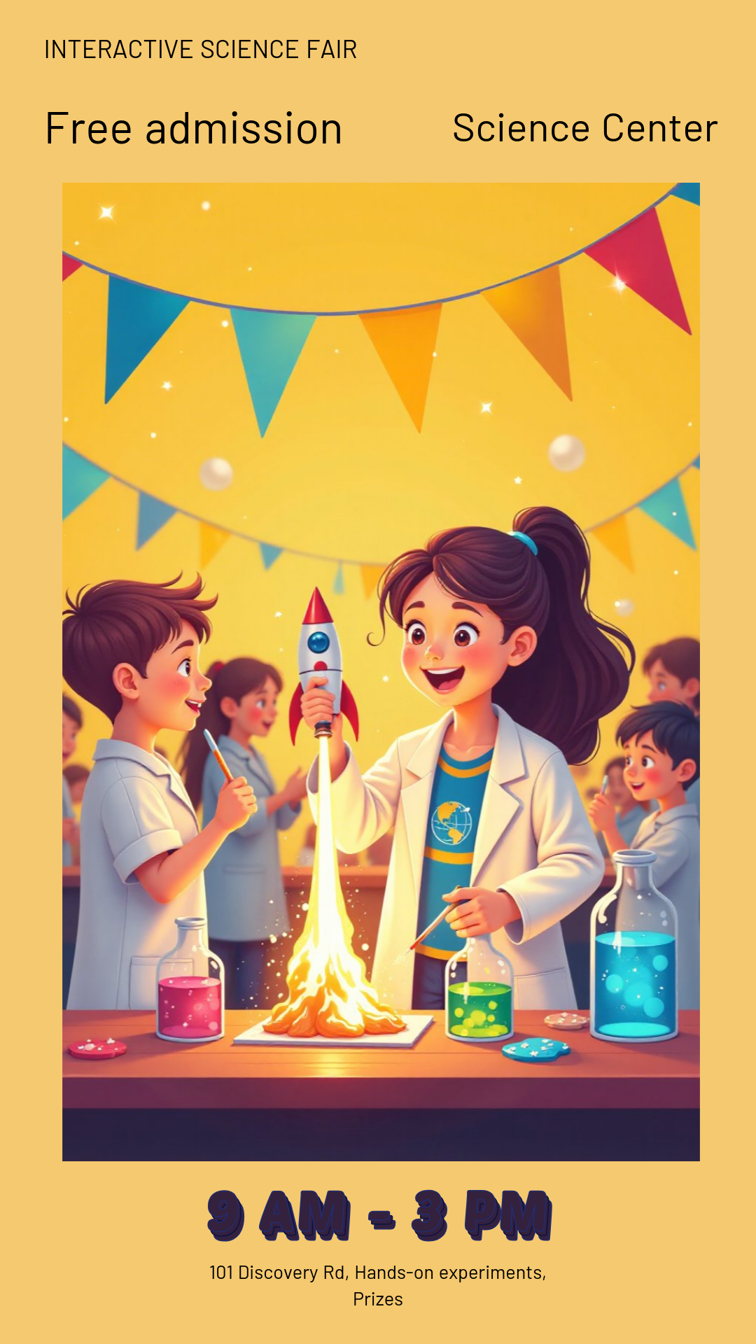 Interactive Event Ads for Science Poster Template - AI Designs by ...