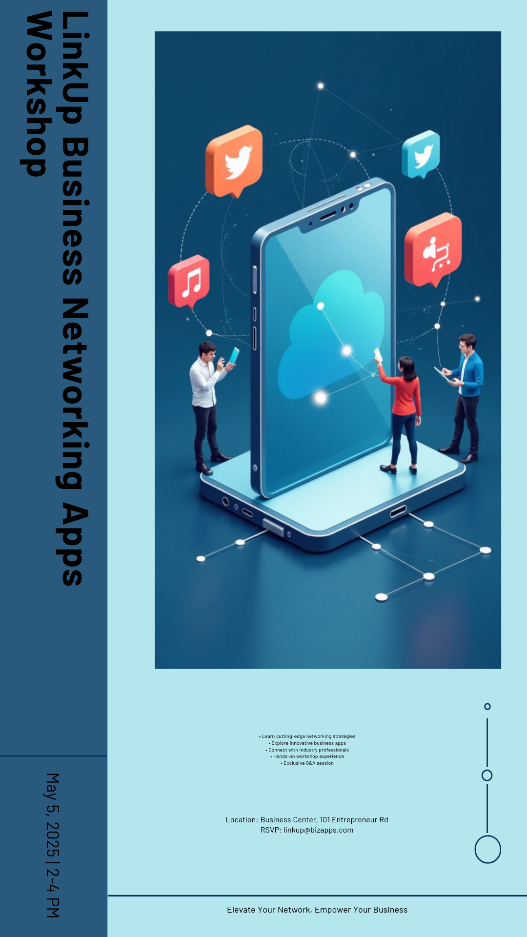 Make your own LinkUp Business Networking Apps Workshop Poster!