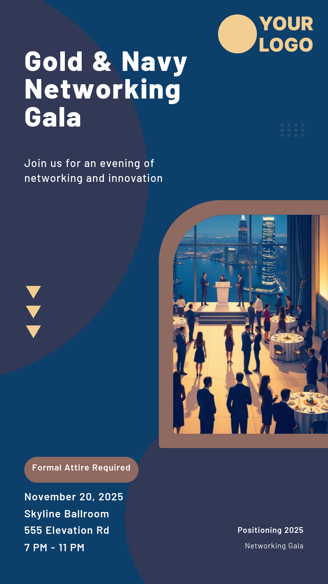 Make your own Positioning 2025 Networking Gala Poster!