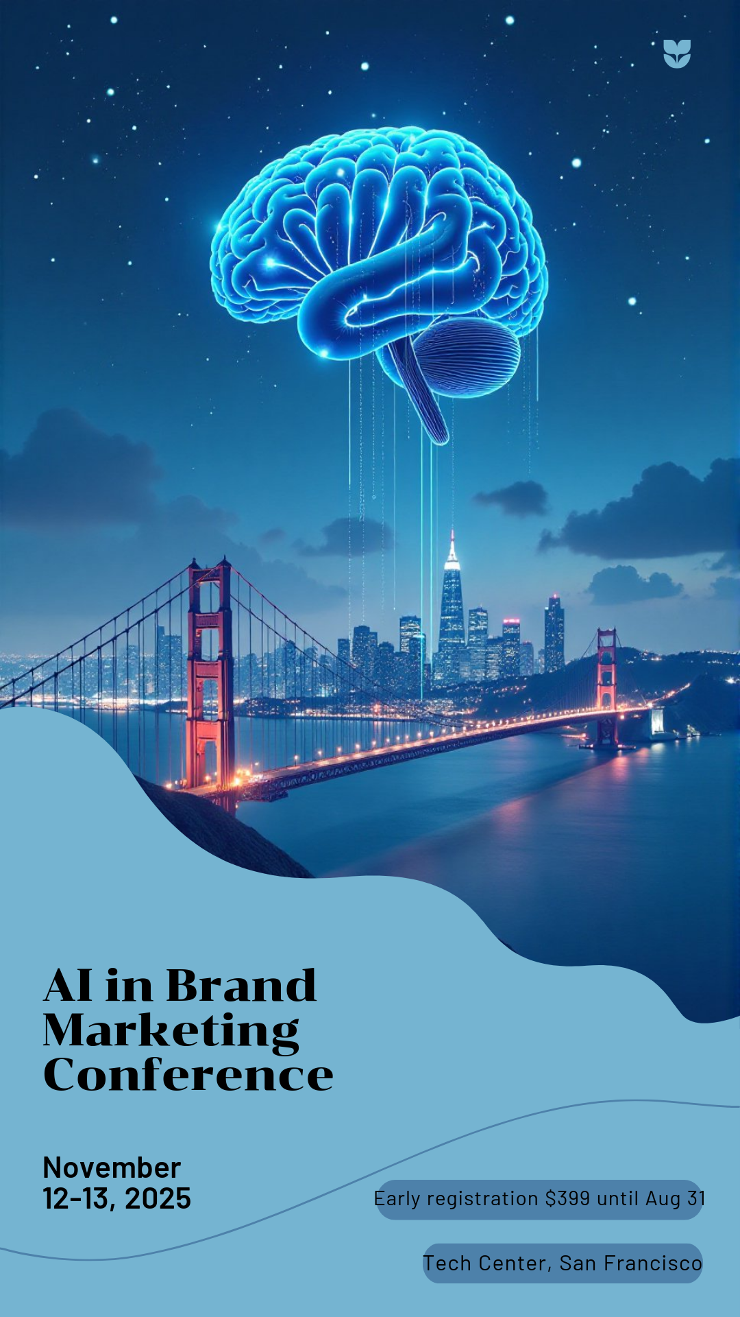 AI in Brand Marketing 2025 Poster Template - AI Designs by MolyPix.AI