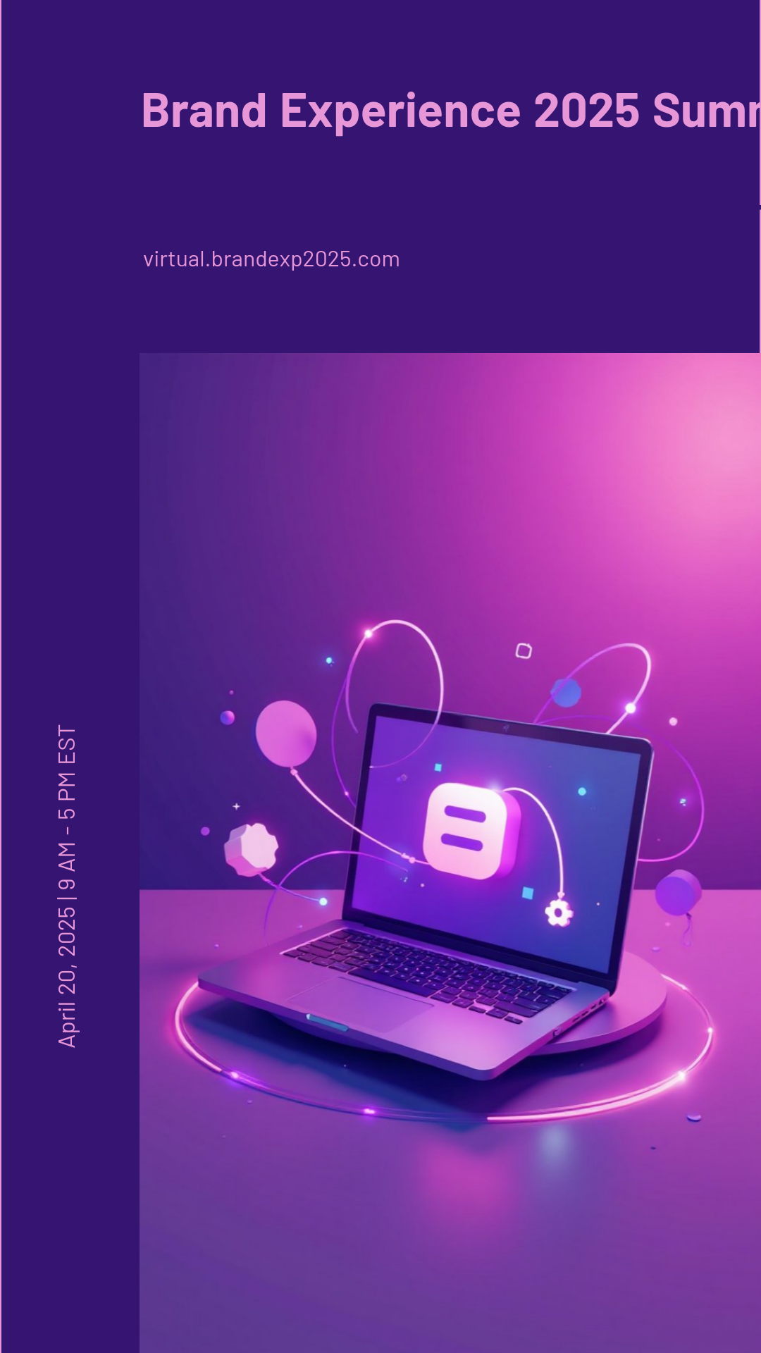 Virtual Brand Experience 2025 Poster Template - AI Designs by MolyPix.AI