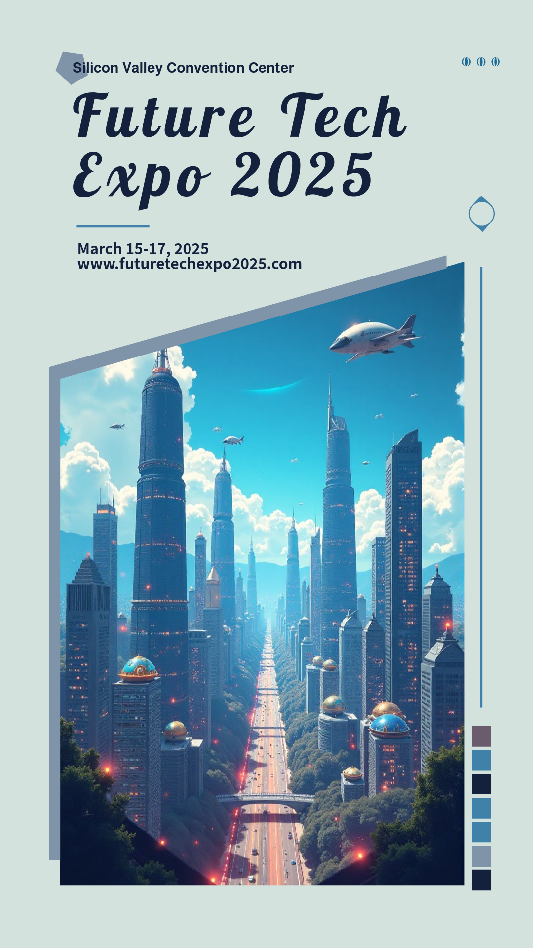 Future Tech Innovative Technology Events Poster Template - AI Designs ...