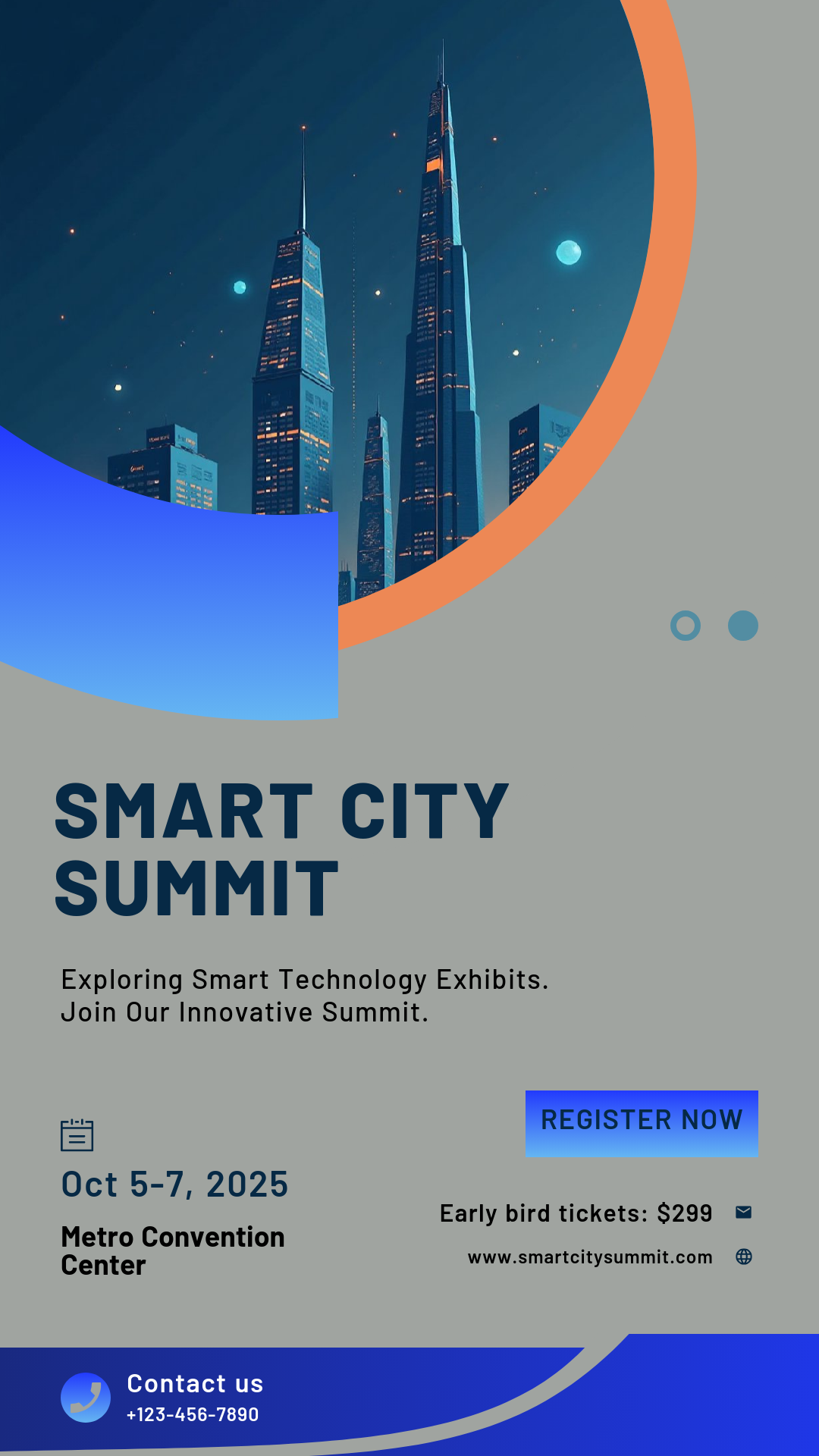 Make an Smart City Smart Technology Exhibits Poster that showcases your style - it's that simple!