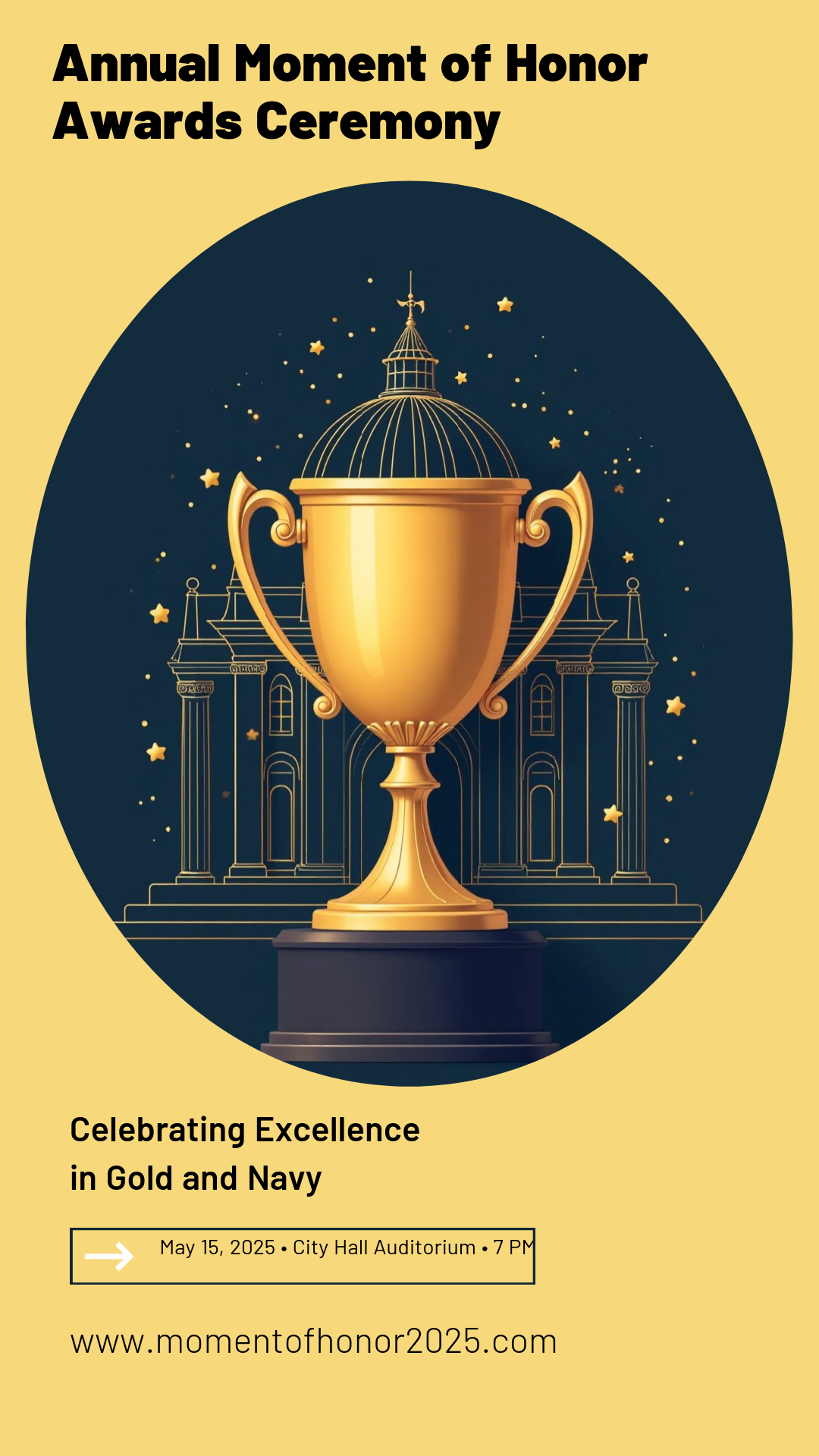 Capture the beauty of design by creating an Annual Moment of Honor Awards Poster!