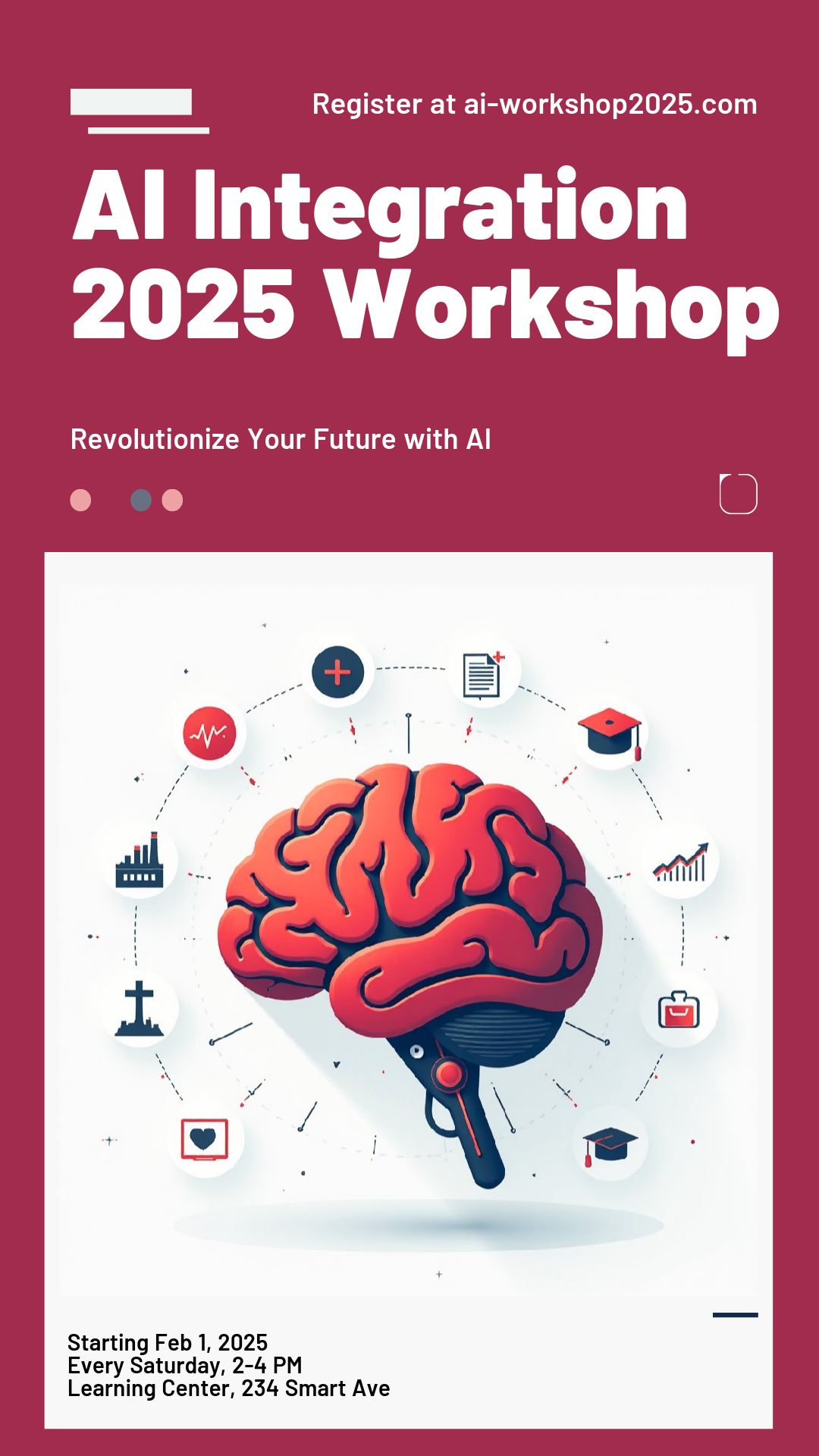 Make your own AI Integration 2025 Workshop Series Poster!
