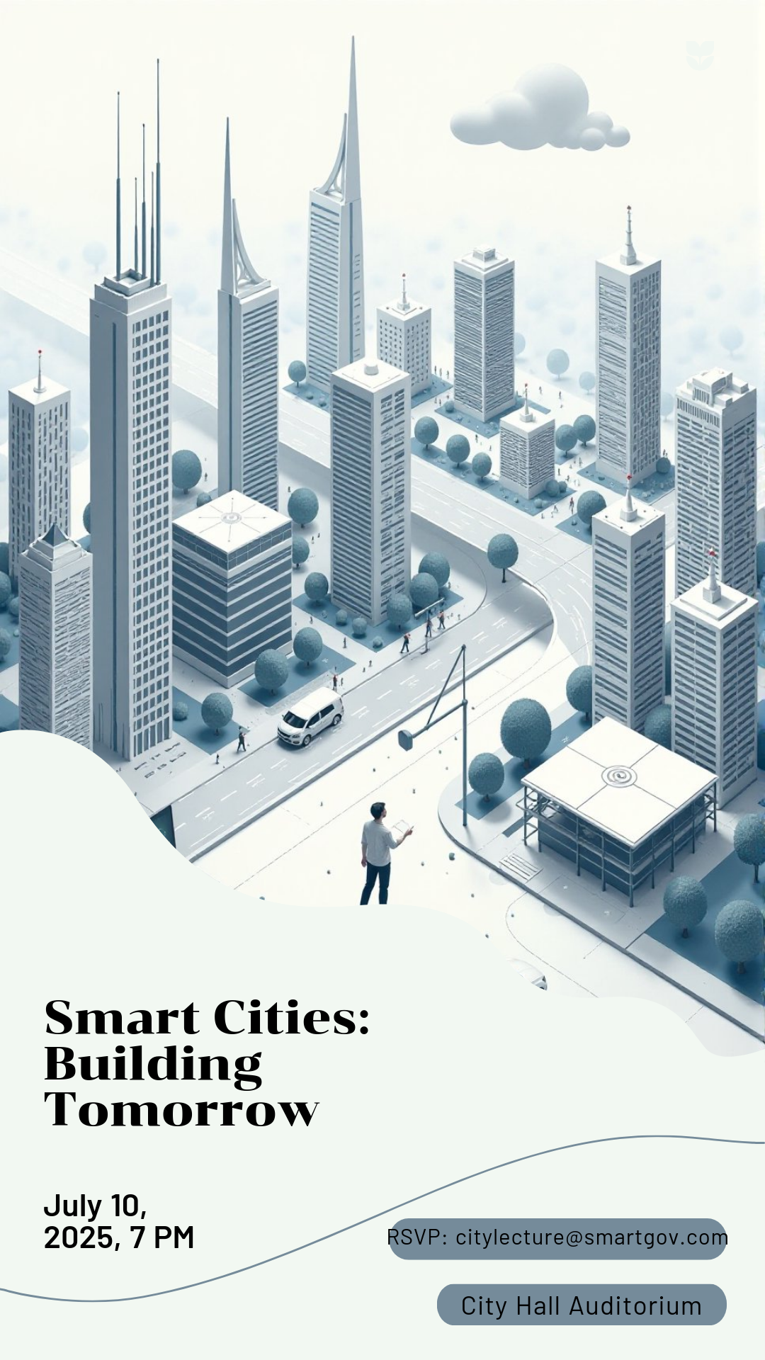 Make an Smart Cities: Building Tomorrow Poster that showcases your style - it's that simple!