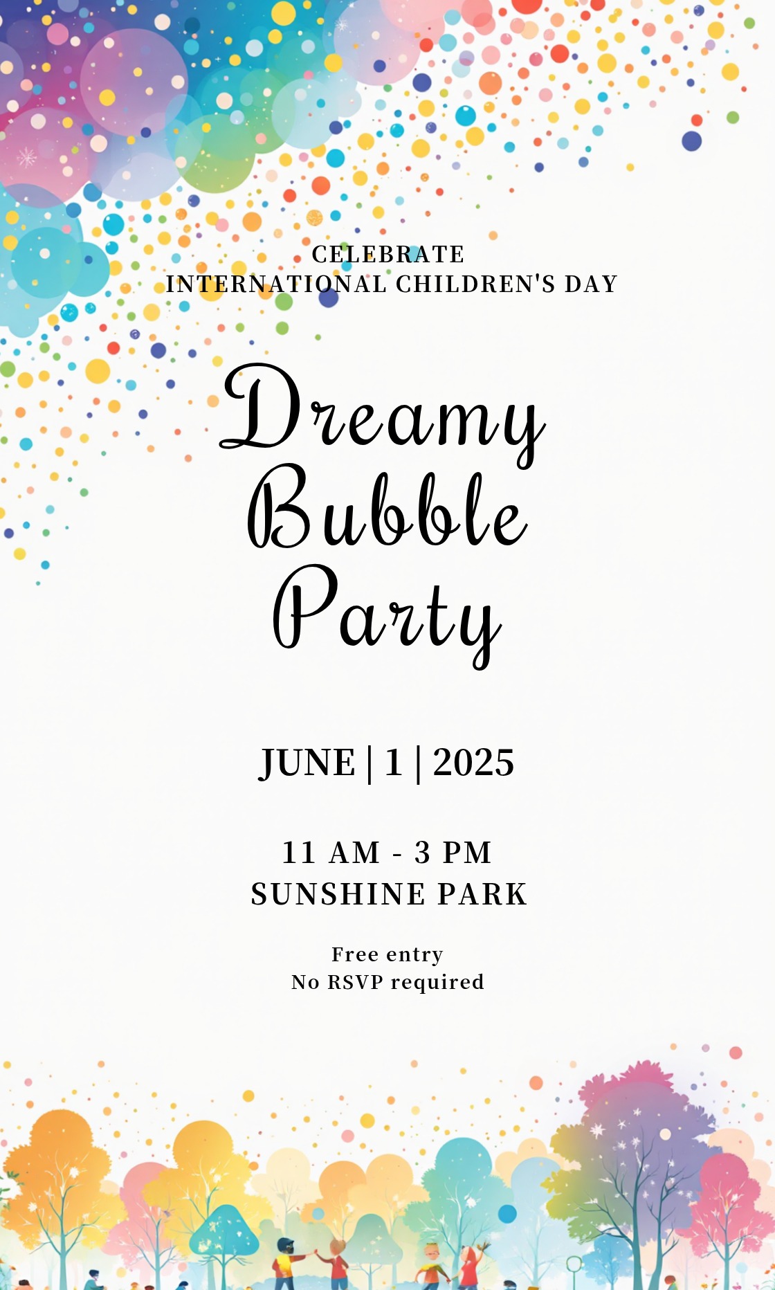 Make an Dreamy Children's Dreams Party Invitation that showcases your style - it's that simple!