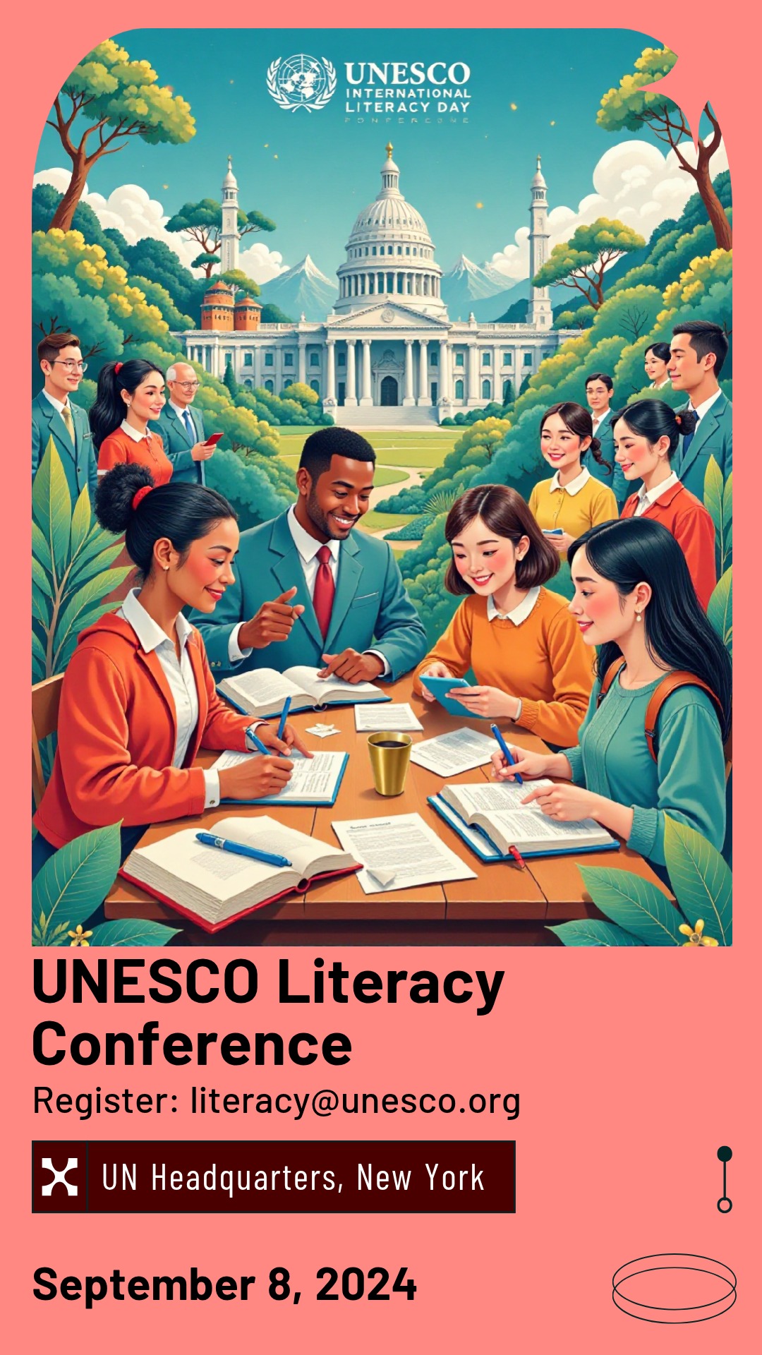 Get creative! Design your perfect UNESCO International Literacy Conference Poster!