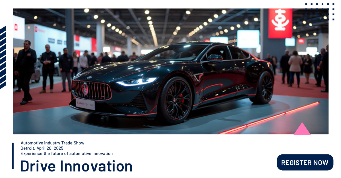Automotive Industry Trade Show LinkedIn Single Image Ad Template - AI ...