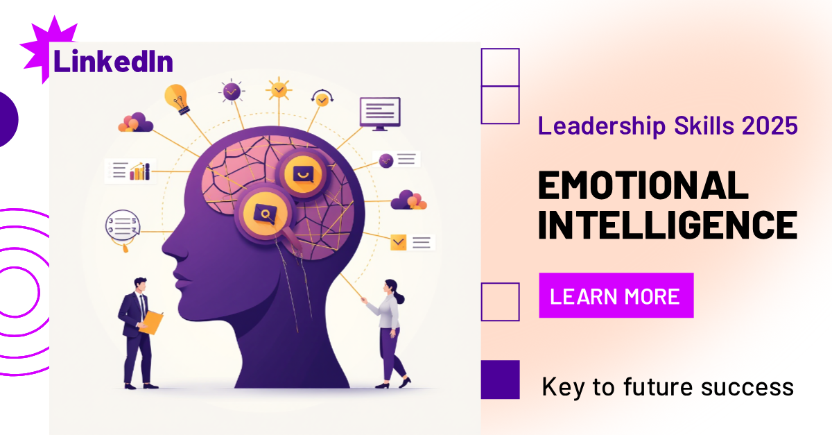 Emotional Intelligence Leadership Skills 2025 LinkedIn Single Image Ad ...
