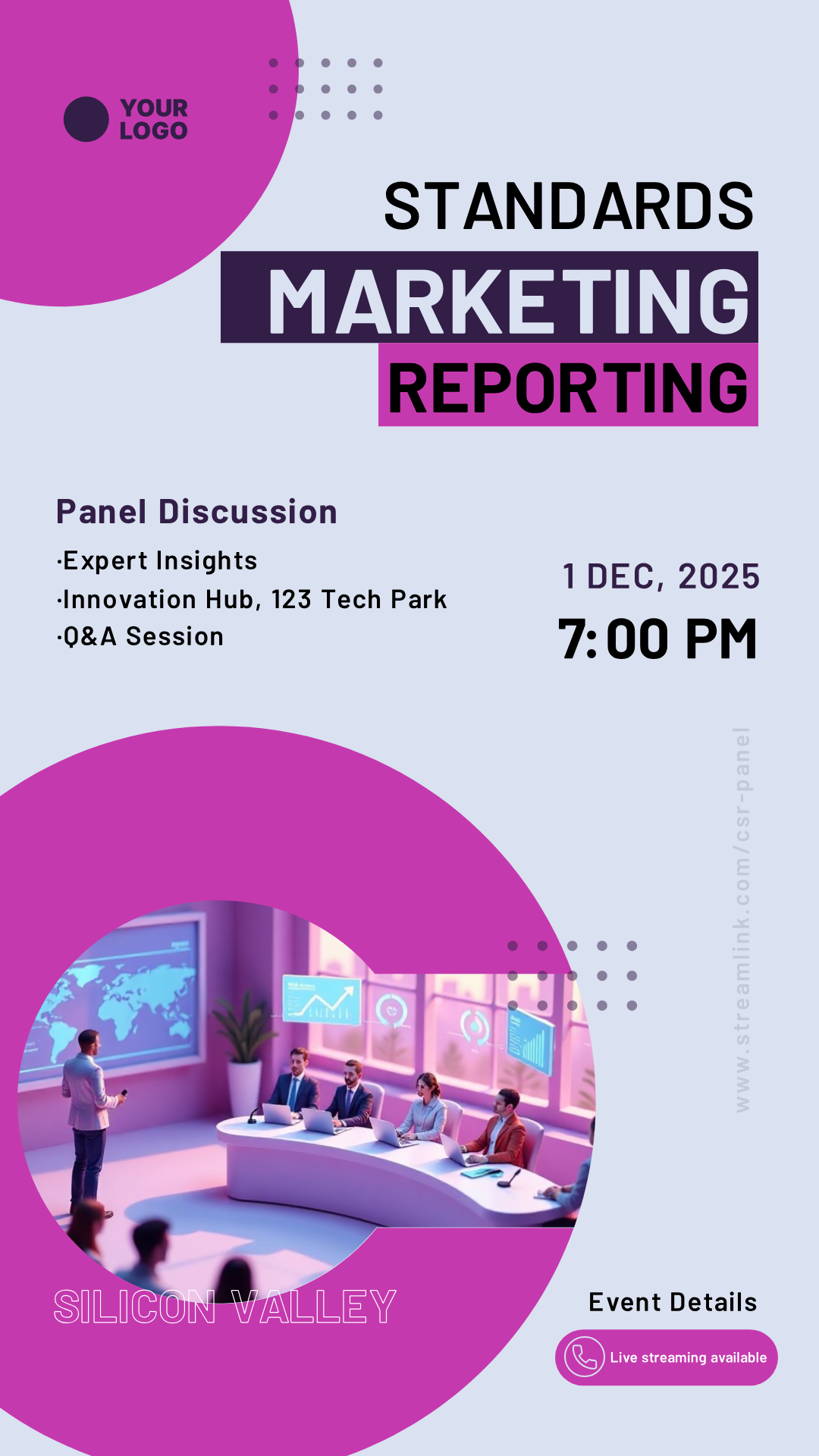 Unleash Your Creativity! Design your own Future of CSR Reporting Standards Poster now!