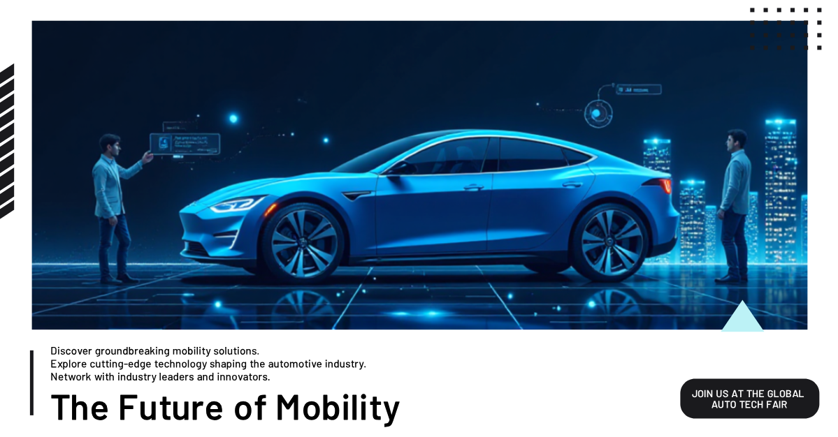 Global Auto Tech International Trade Fairs LinkedIn Single Image Ad ...