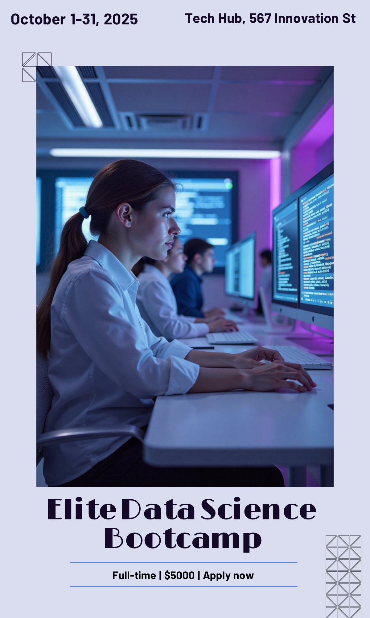 Make your own Elite Continuing Education Data Science Poster!