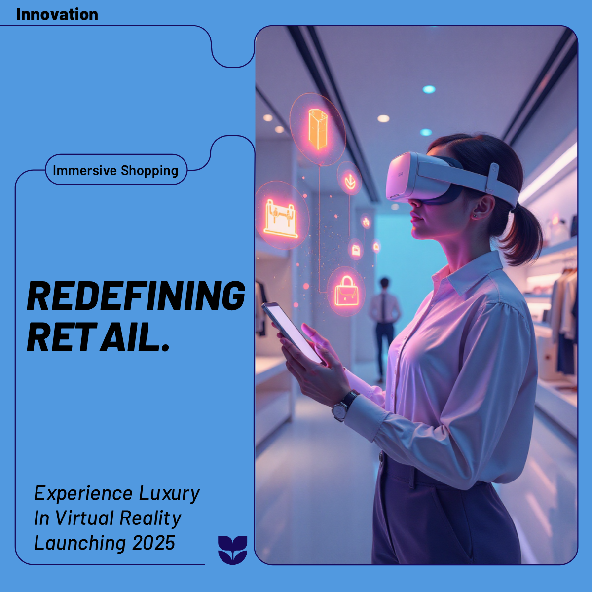 VR Luxury Brand Marketing 2025 LinkedIn Post Template - AI Designs by ...
