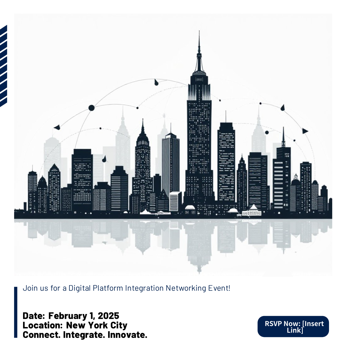 Digital Platform Integration Networking LinkedIn Post Template - AI ...